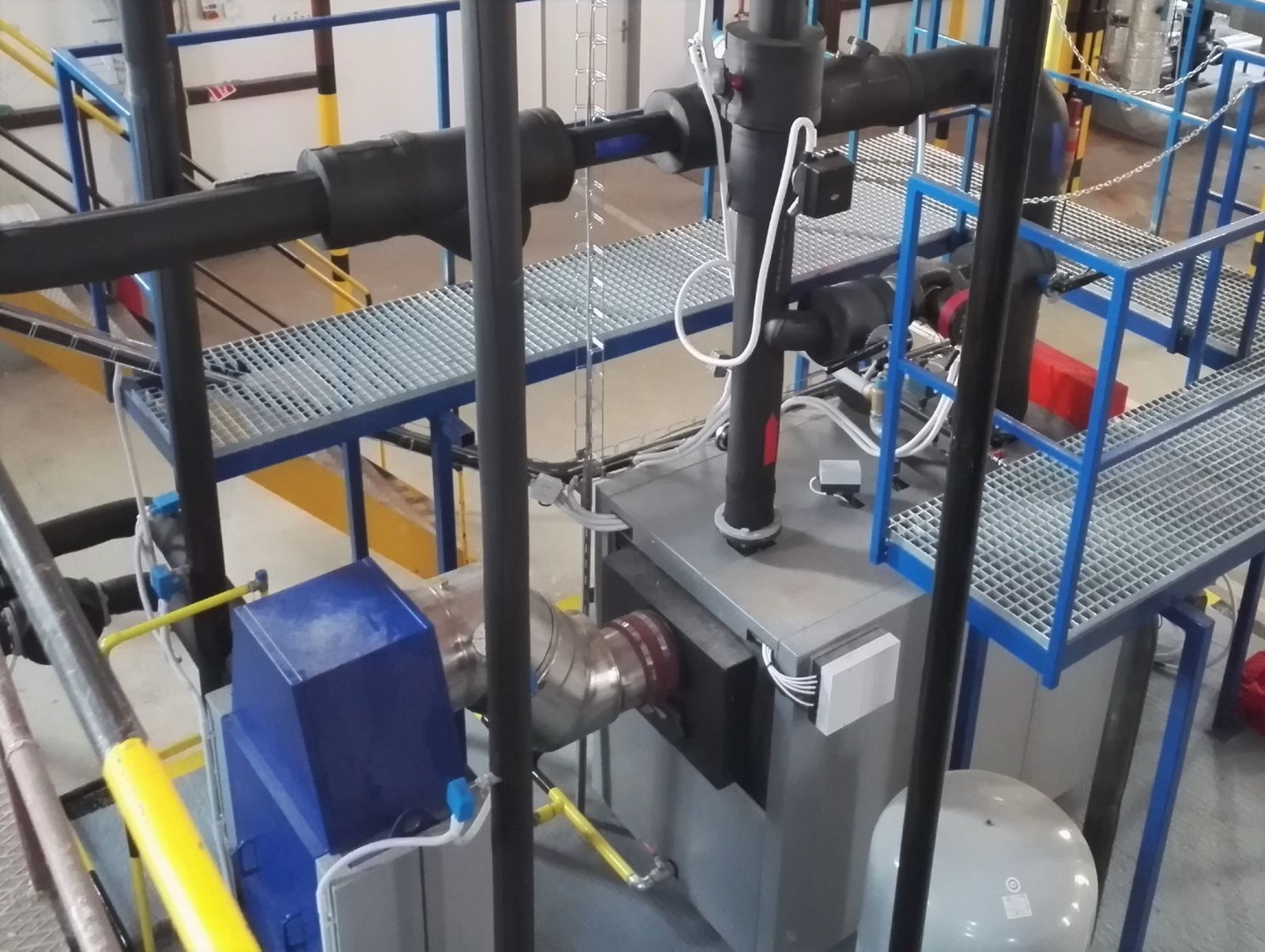 Kotolňa Bieloruská – inštalácia kotla s rekuperátorom, Podunajské Biskupice